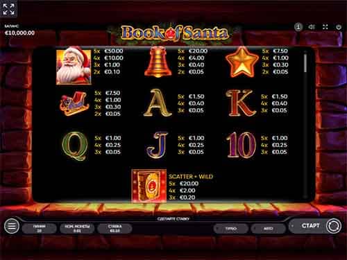 Simvol book of santa